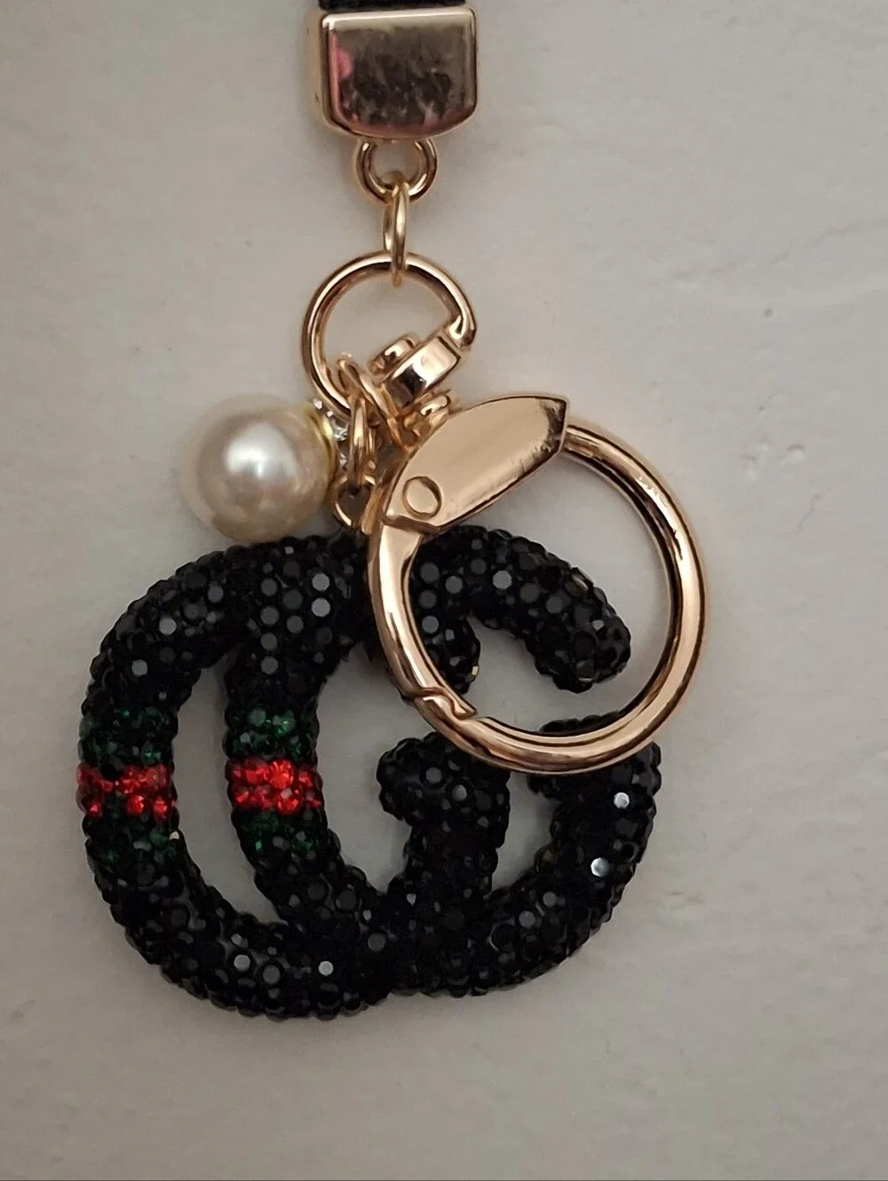 Luxurious Designer Inspired Keychain Bag Charm